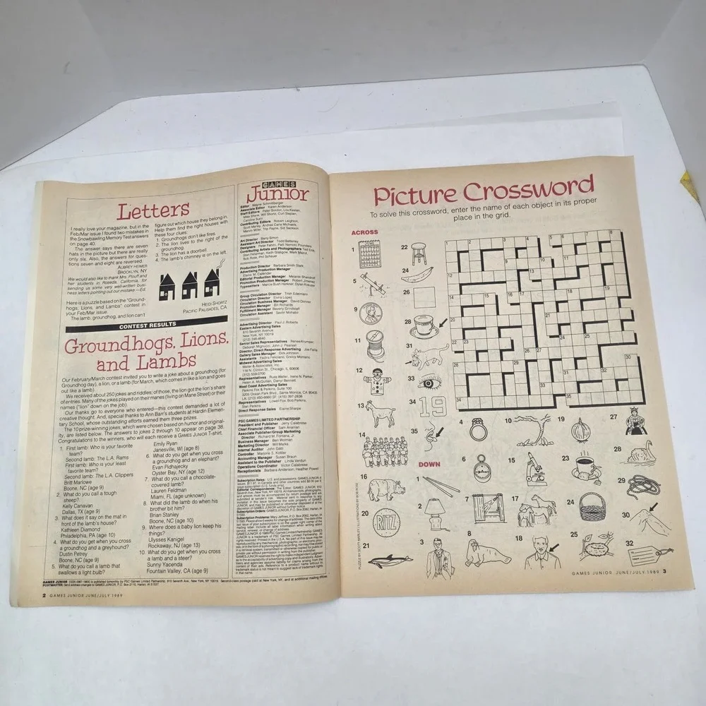 Vintage Lucky Charms Games Junior June/July 1989 General Mills‎ Special Edition